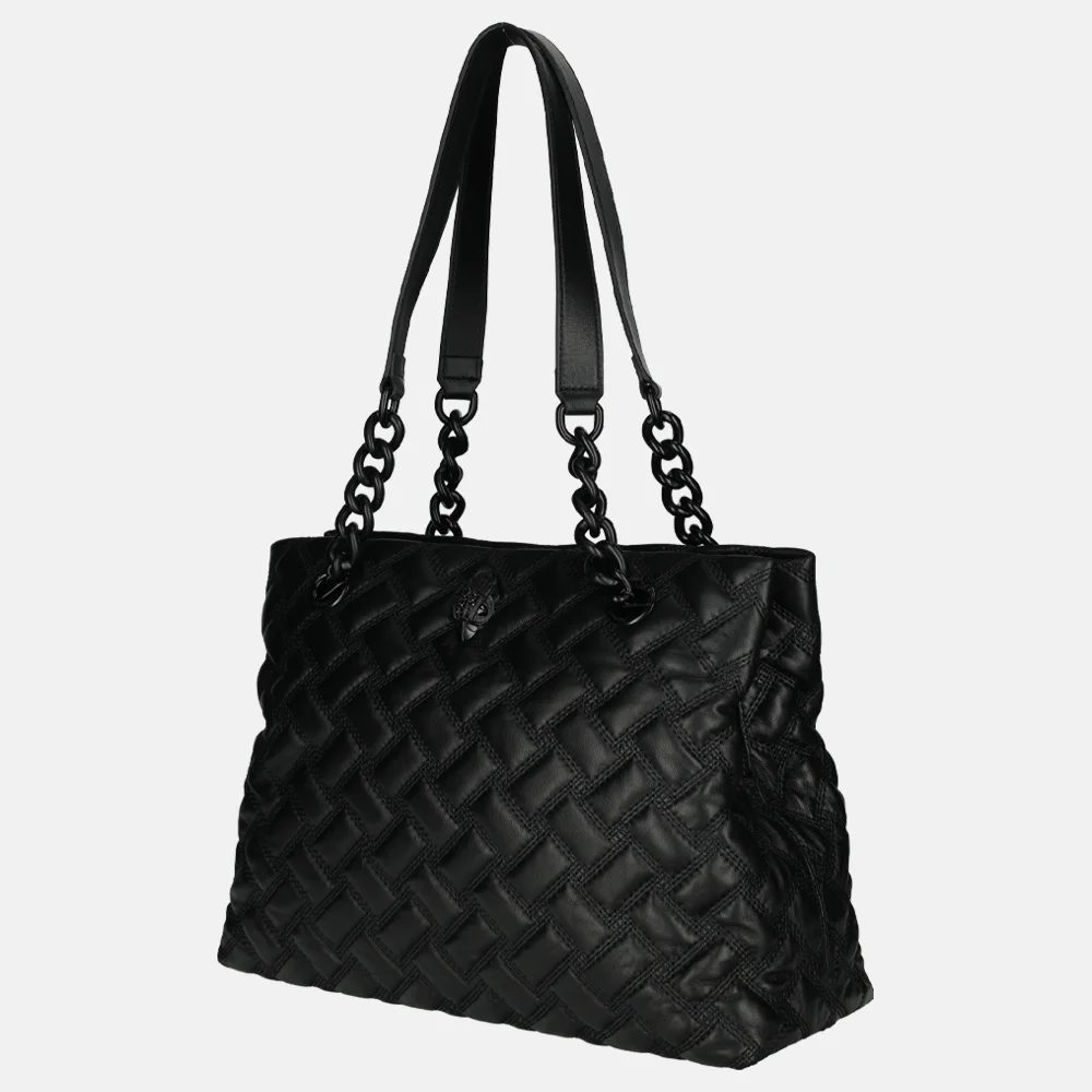 Kurt Geiger Kensington tote drench shopper black bij Duifhuizen