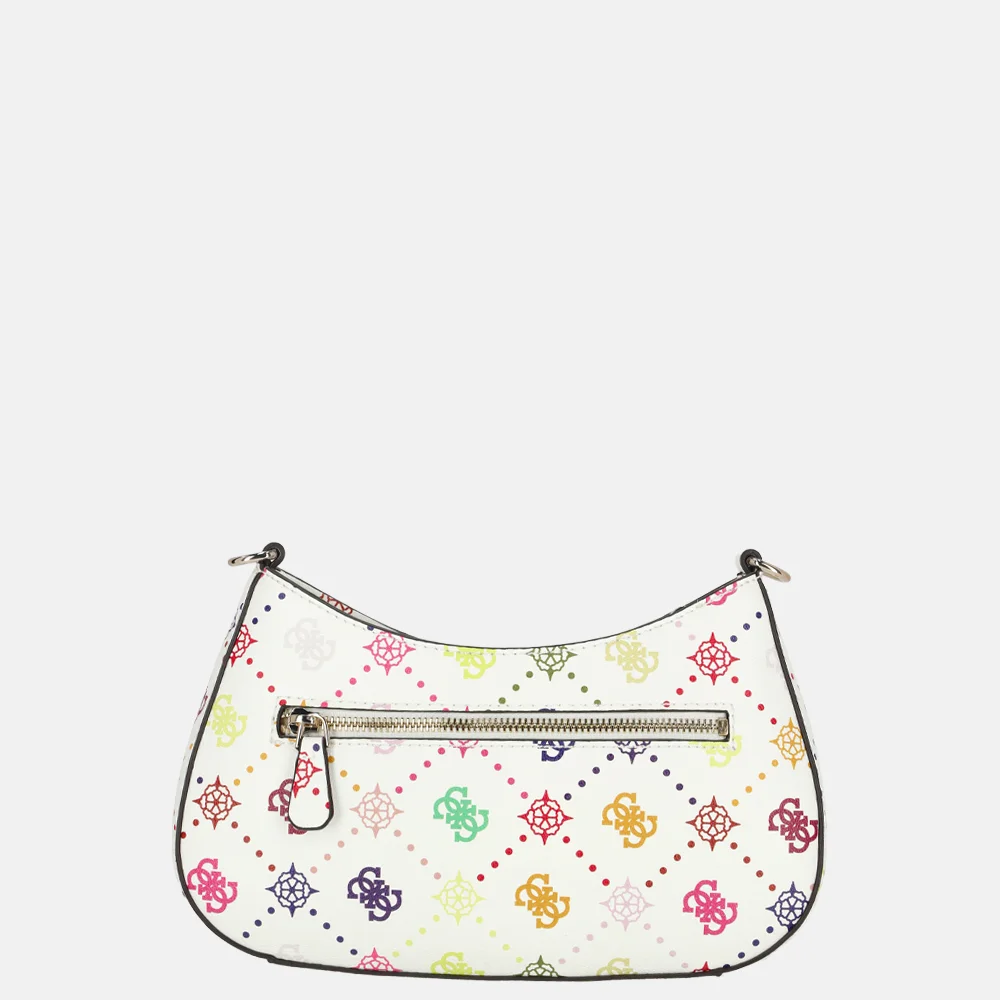 Guess Emelie schoudertas multi logo bij Duifhuizen