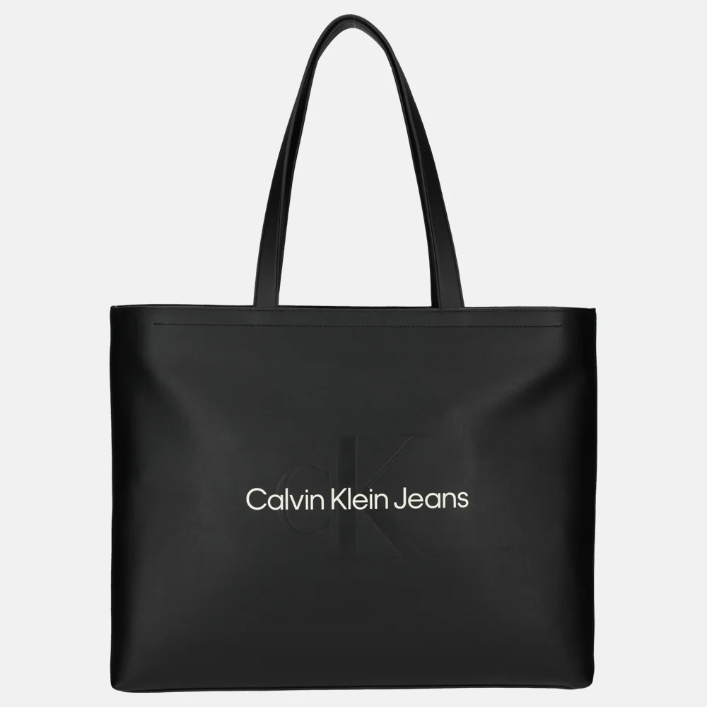 Calvin Klein Sculpted shopper black/neutral bij Duifhuizen