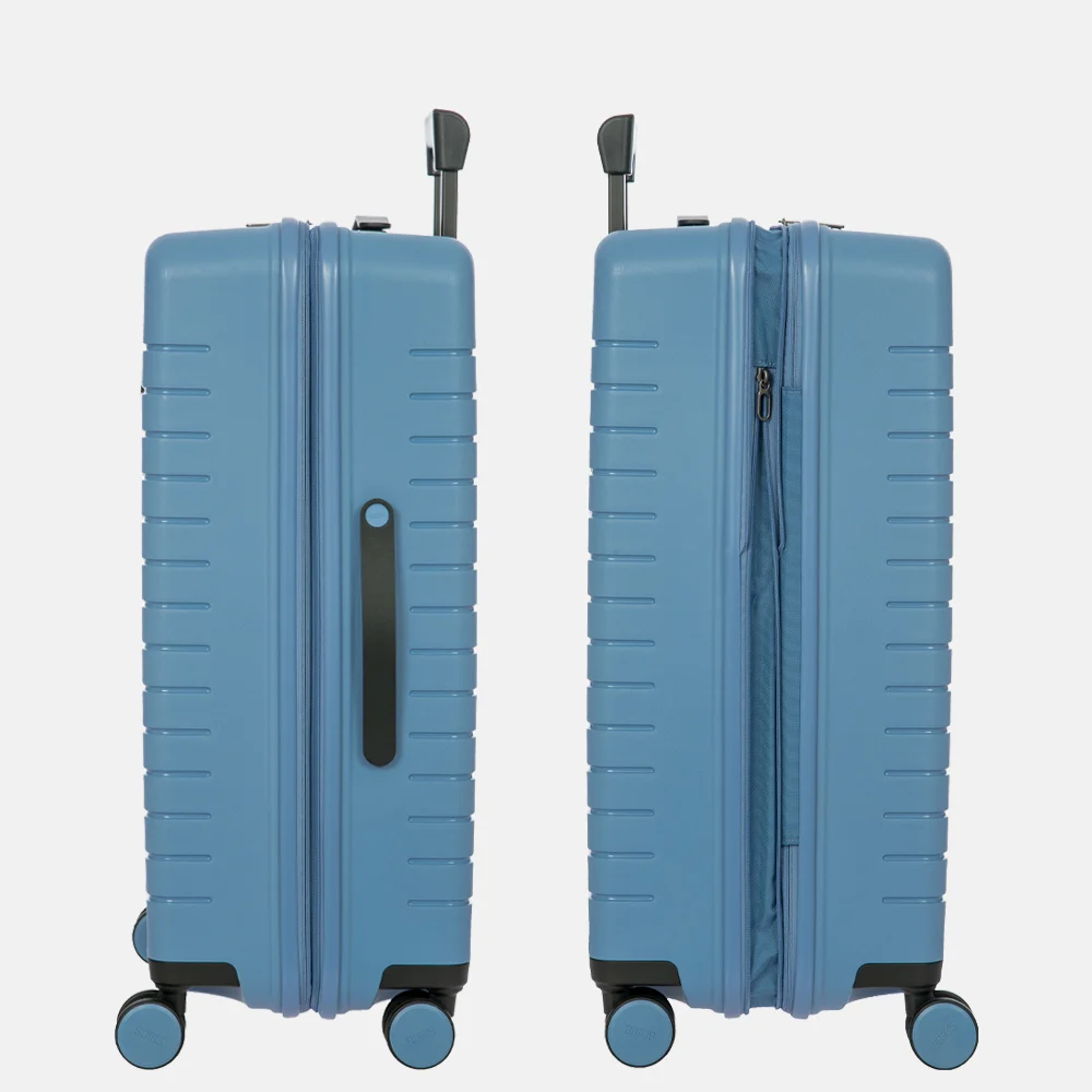 Bric's Ulisse Expandable reiskoffer 71 cm grey blue bij Duifhuizen