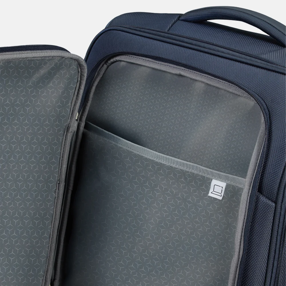 Samsonite Respark Length handbagage koffer 55 cm midnight blue bij Duifhuizen