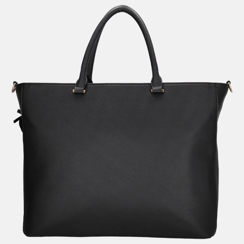 Charm London handtas 15 inch zwart bij Duifhuizen