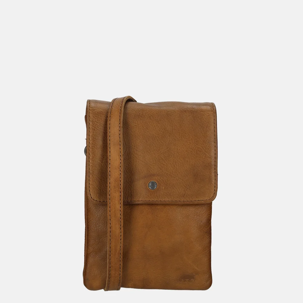 Bear Design crossbody tas cognac bij Duifhuizen