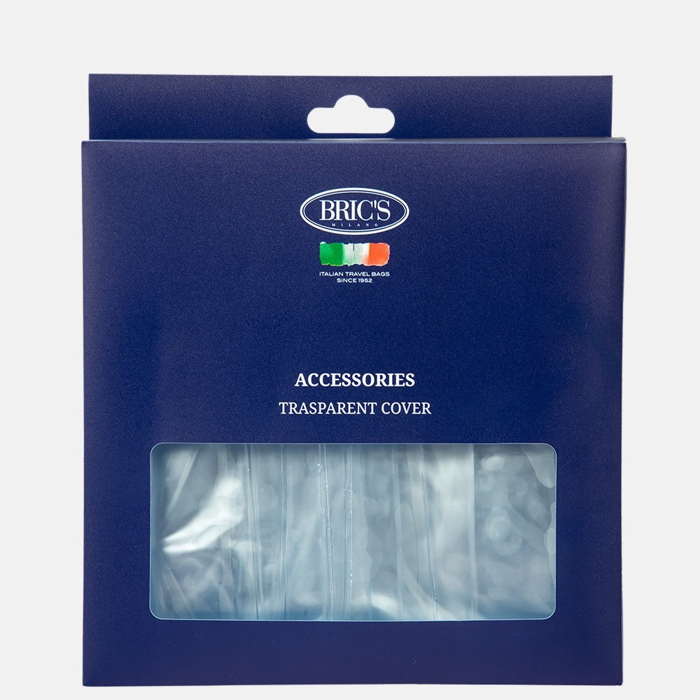 Bric's Bellagio kofferhoes 80 cm transparent