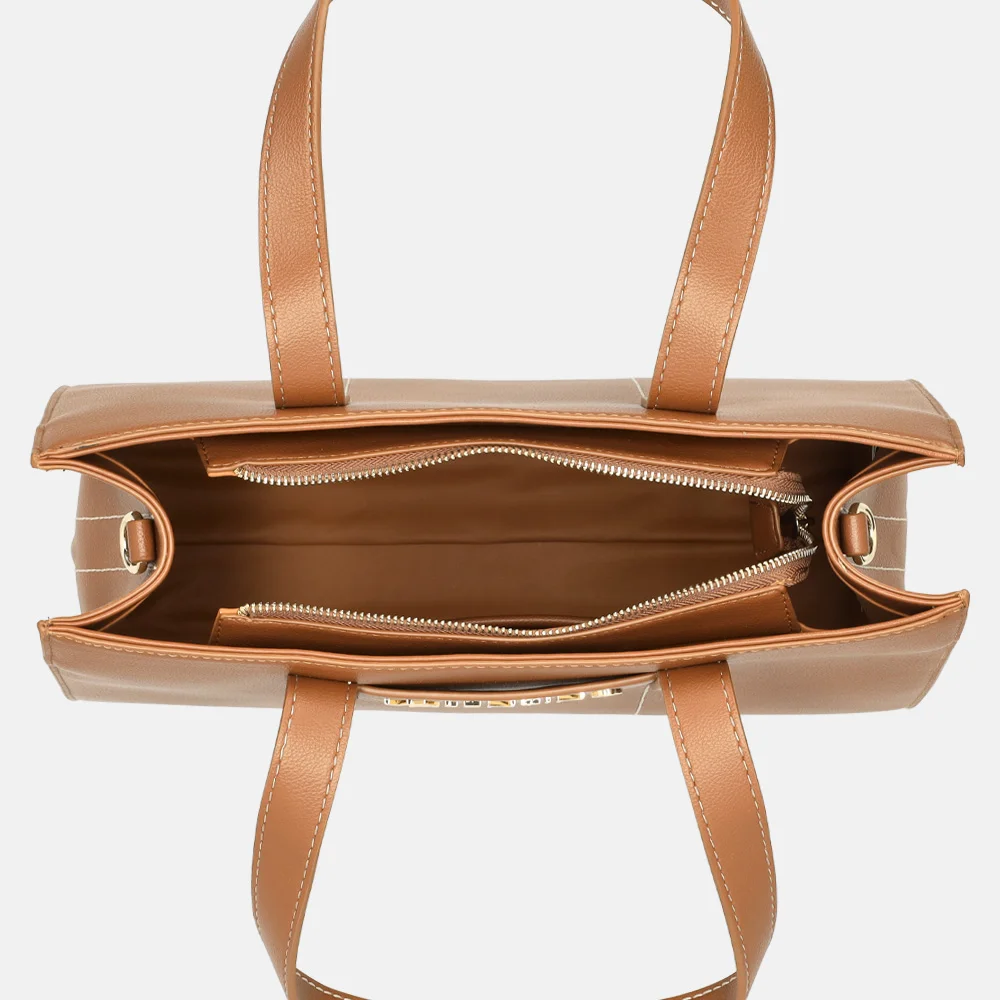 Valentino Bags Aury shopper cuoio bij Duifhuizen