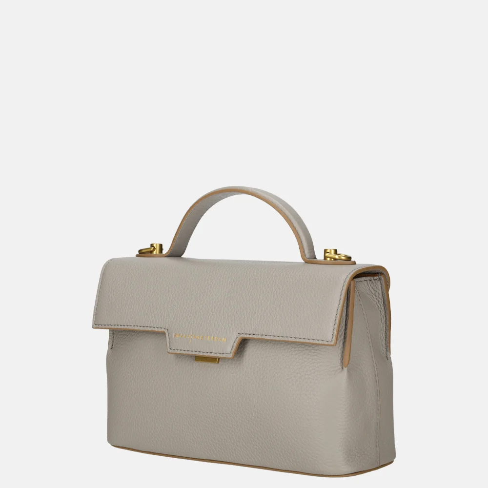 Smaak Amsterdam Flora crossbody tas taupe bij Duifhuizen