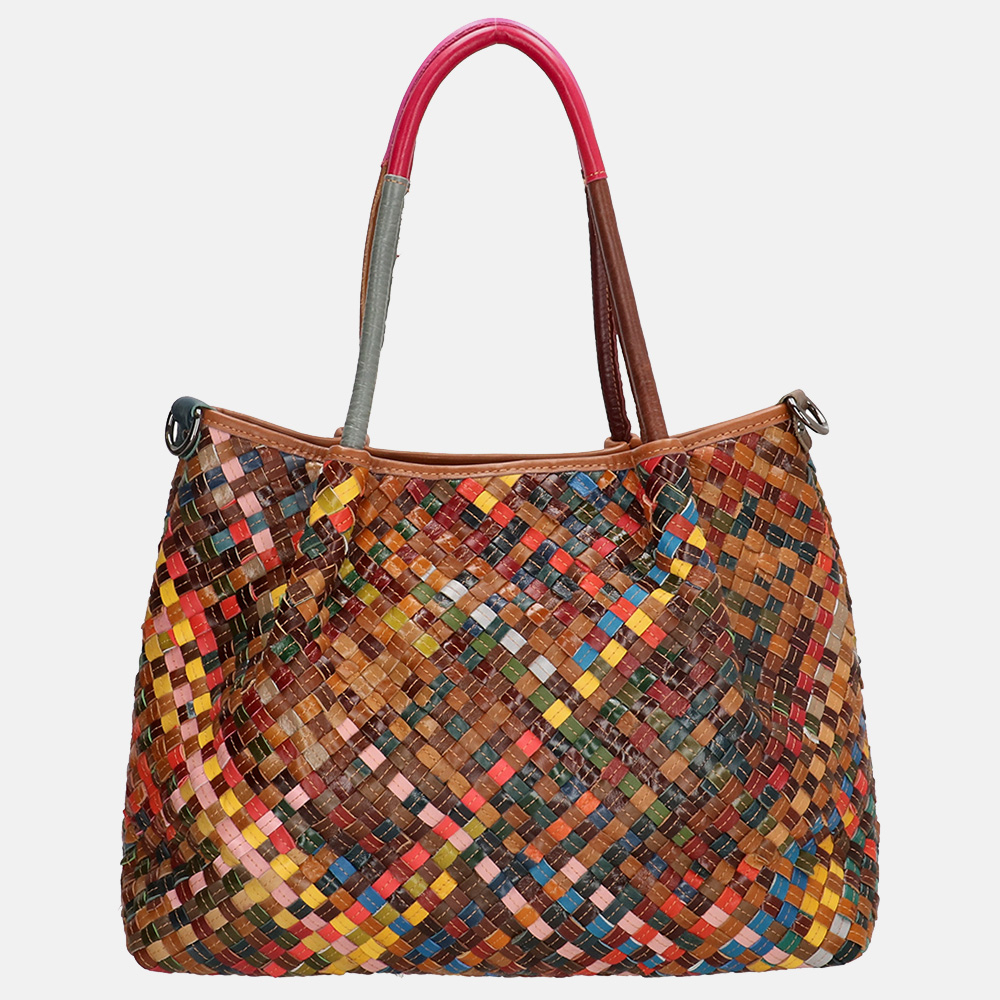 Firenze shopper vlecht multi bij Duifhuizen