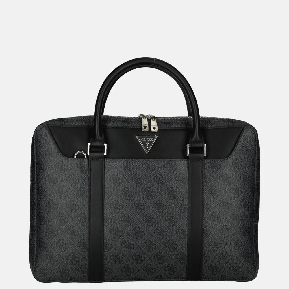 Guess Parma laptoptas black bij Duifhuizen