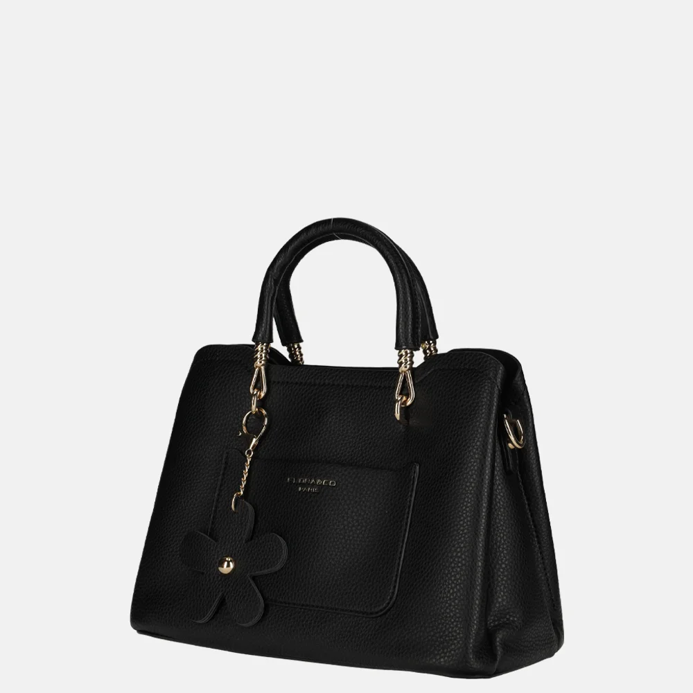 Flora & Co handtas M noir bij Duifhuizen