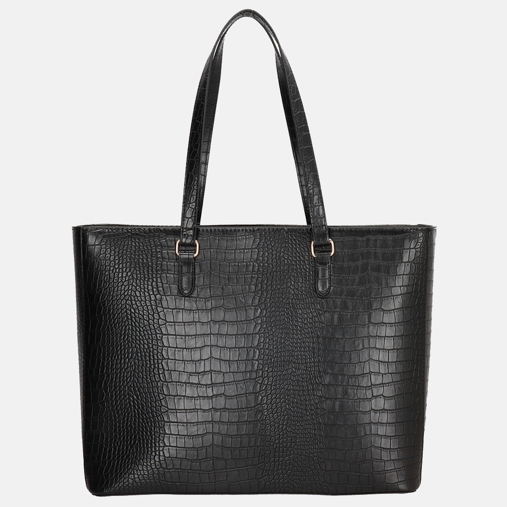 Charm London Midwood shopper 15.6 inch zwart bij Duifhuizen