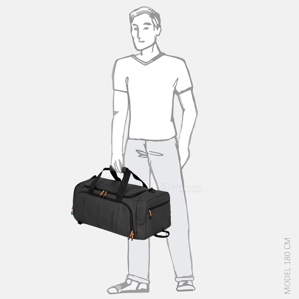Travelite Briize weekendtas black bij Duifhuizen