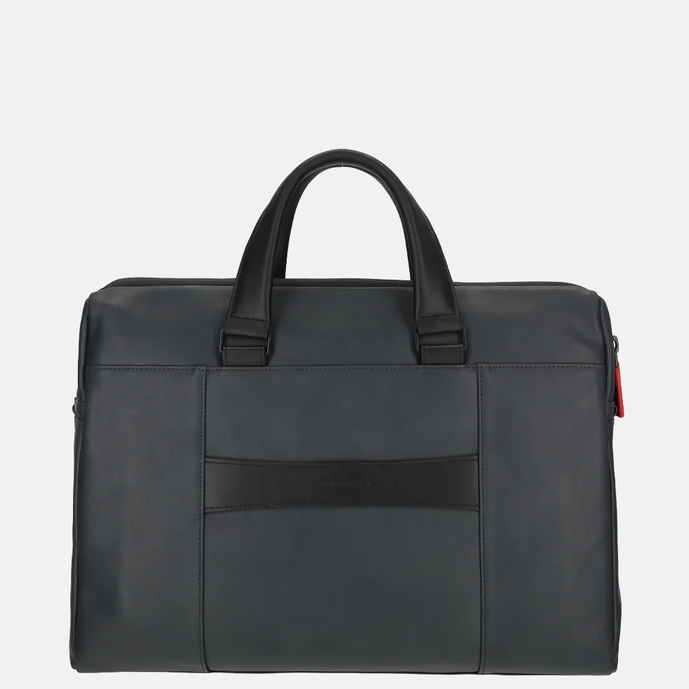 Piquadro Urban laptoptas 15 inch grey nero bij Duifhuizen