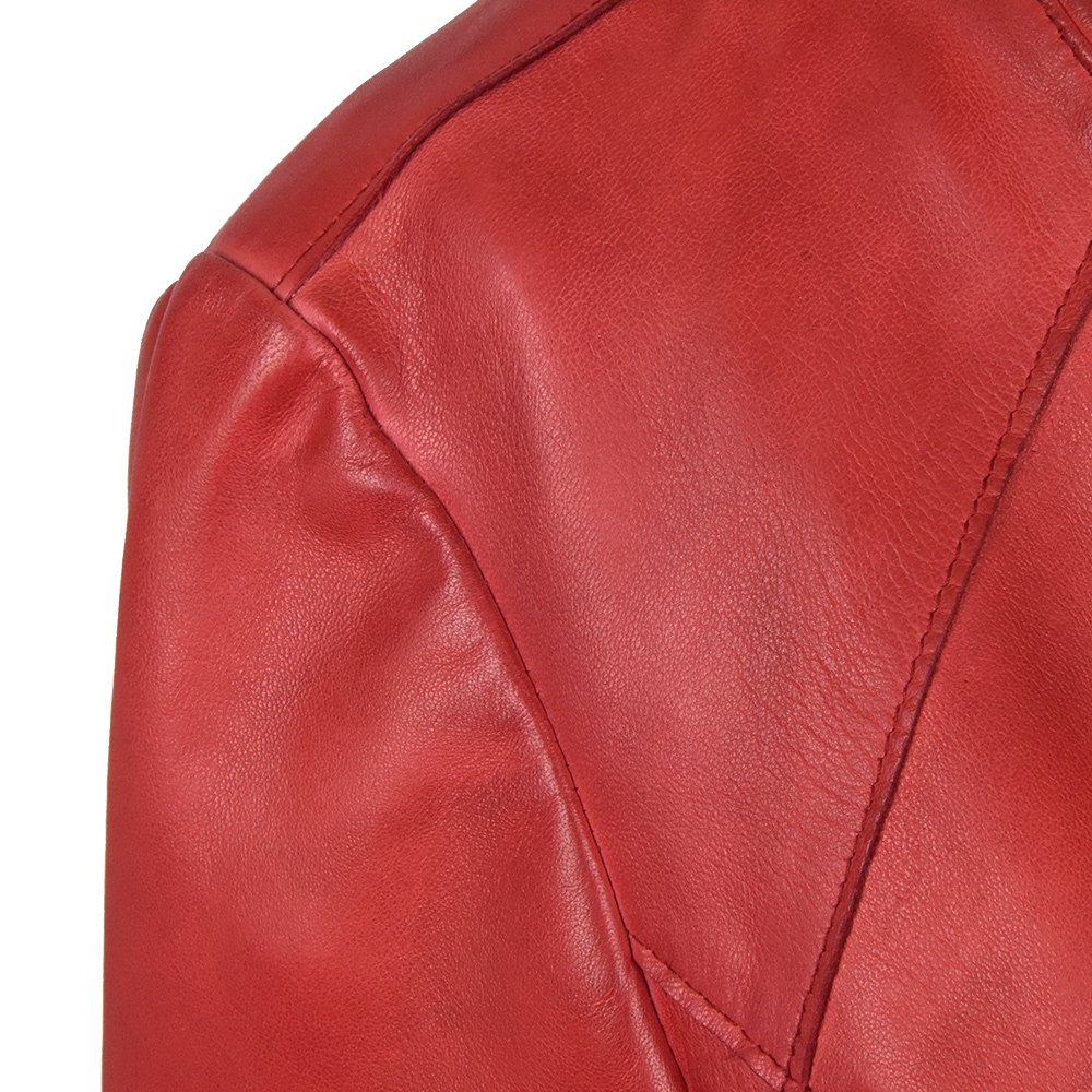 Dekkers Ledermode Gemini dames jack red bij Duifhuizen
