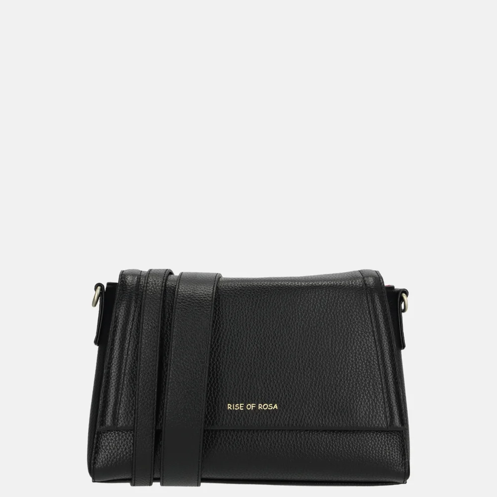 Rise of Rosa overslag crossbody tas zwart bij Duifhuizen