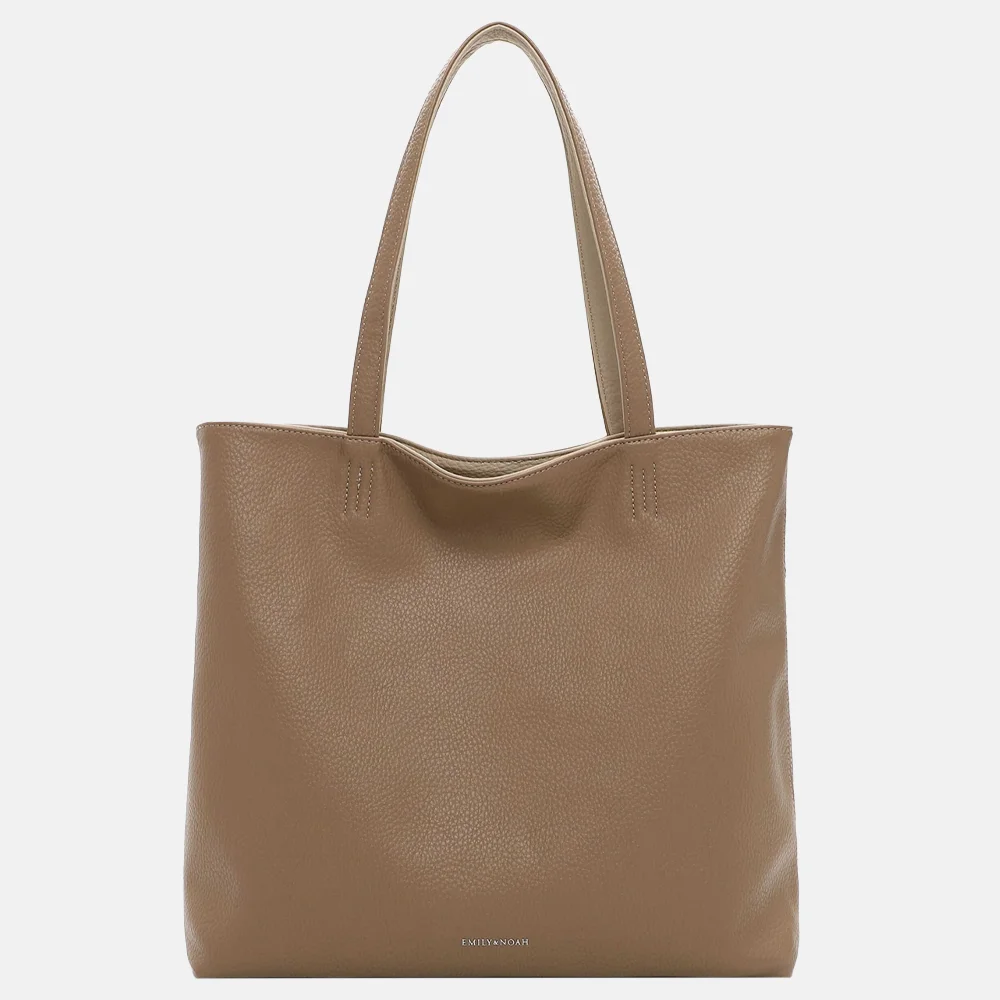 Emily & Noah Eva bag-in-bag shopper reversible taupe/creme