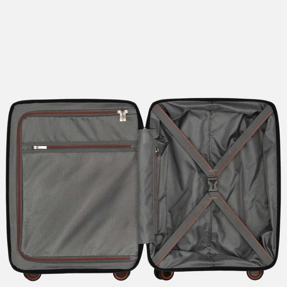 Duifhuizen Paloma handbagage koffer 55 cm black/copper bij Duifhuizen