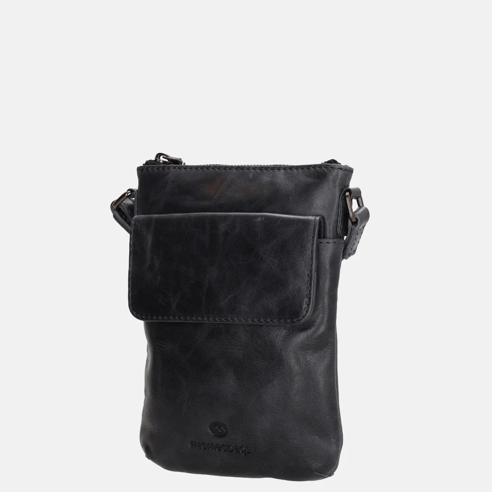 Micmacbags Porto crossbody tas donkerblauw bij Duifhuizen
