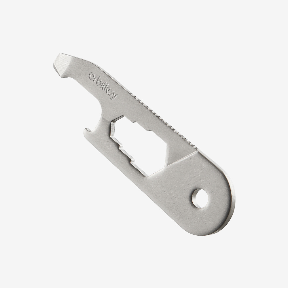 Orbitkey multi-tool stainless steel bij Duifhuizen