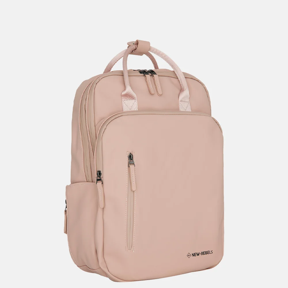 New Rebels William rugzak 15.6 inch old pink bij Duifhuizen