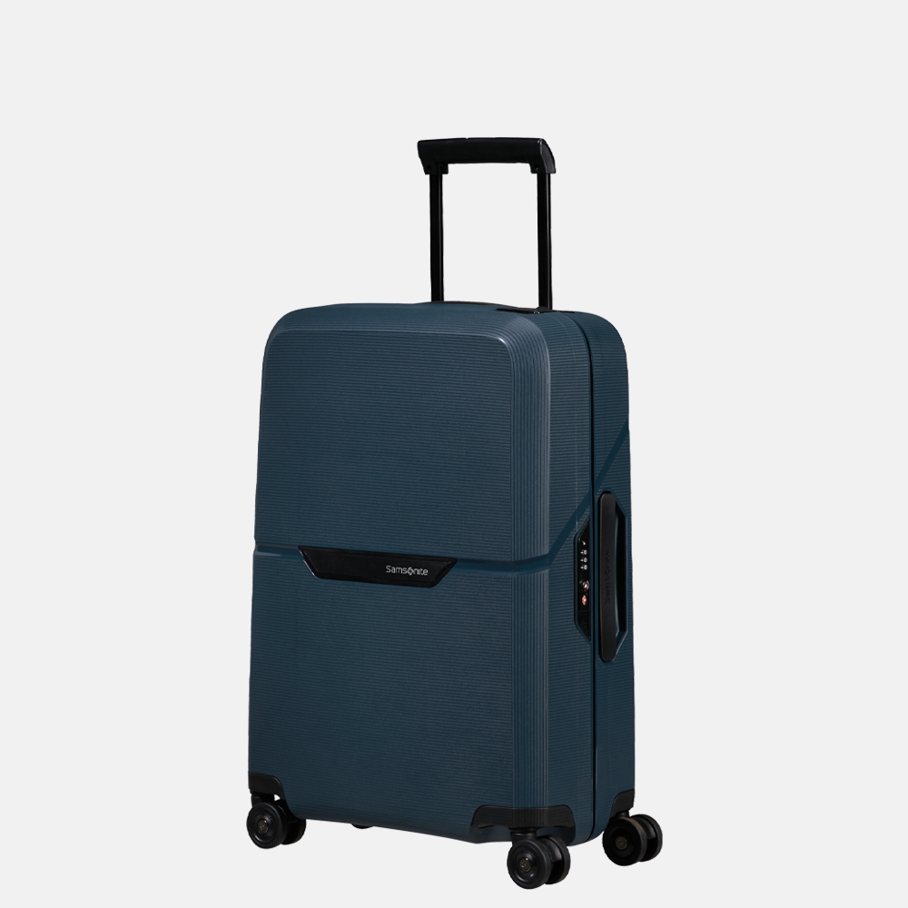 Samsonite Magnum ECO handbagage koffer 55 cm midnight blue bij Duifhuizen