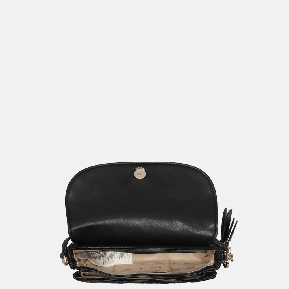 Guess Sally convertible crossbody tas black bij Duifhuizen