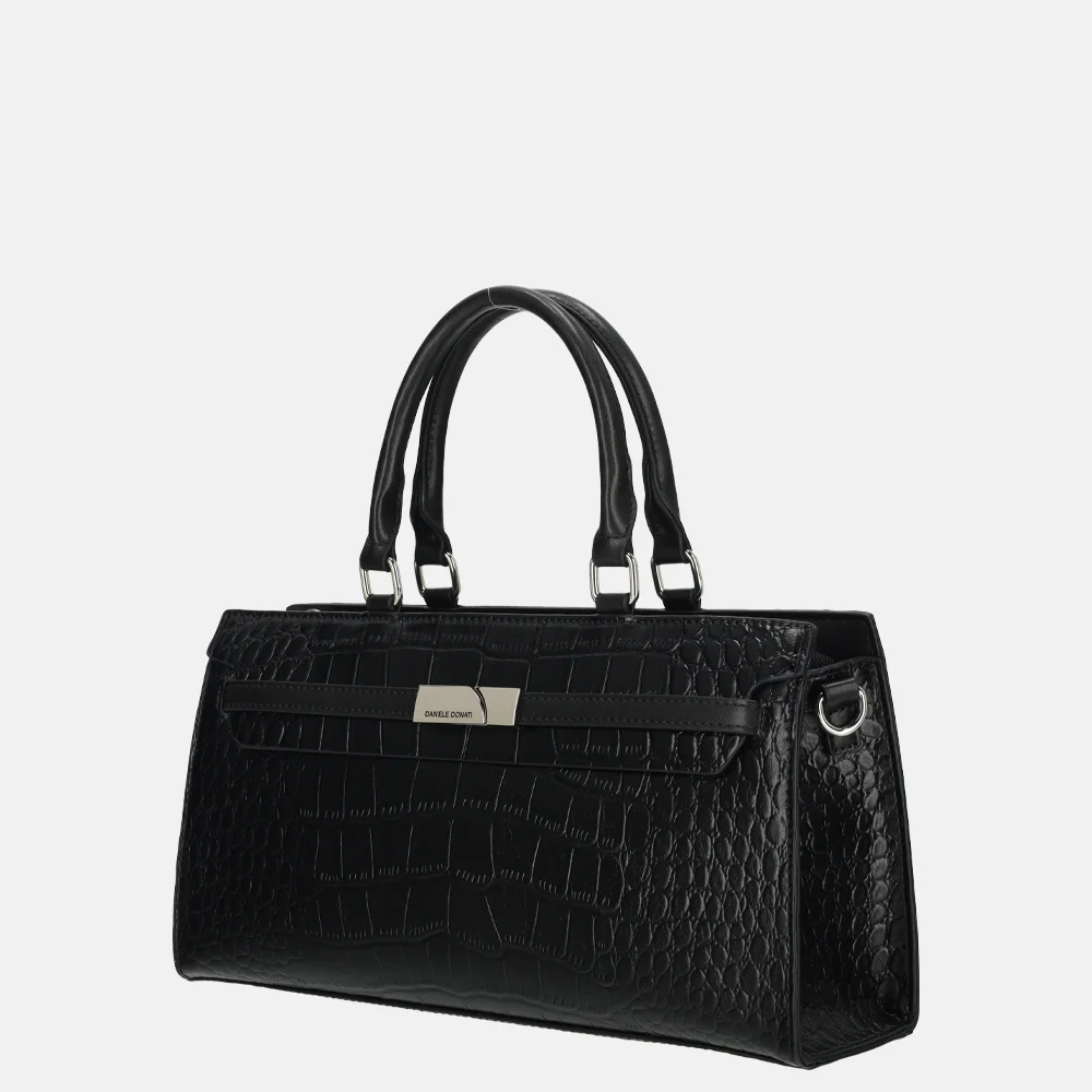 Daniele Donati Croco handtas black bij Duifhuizen