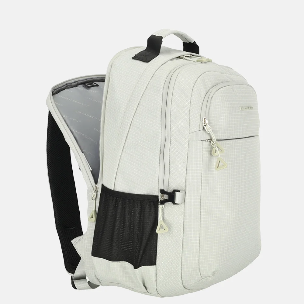 Enrico Benetti Luzern rugzak 17 inch beige bij Duifhuizen