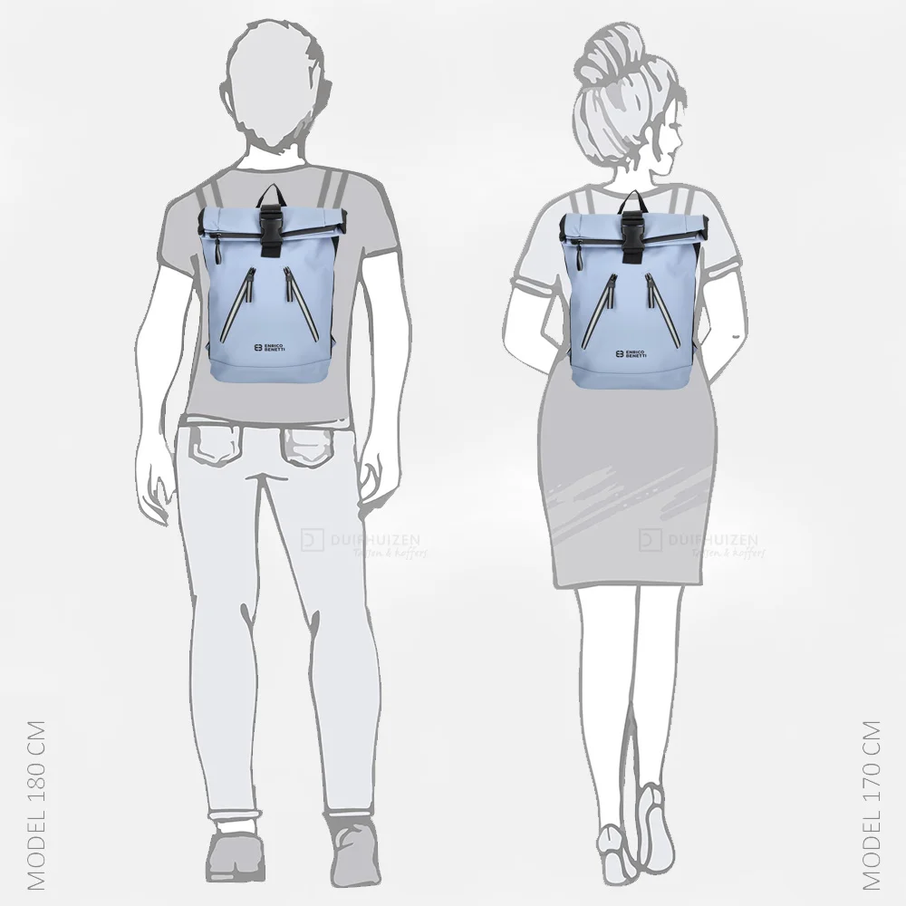 Enrico Benetti Bergen rugzak S jeans bij Duifhuizen