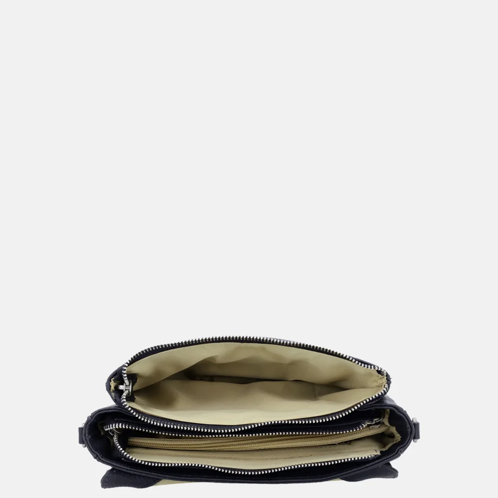 Charm London Washington crossbody tas blauw bij Duifhuizen