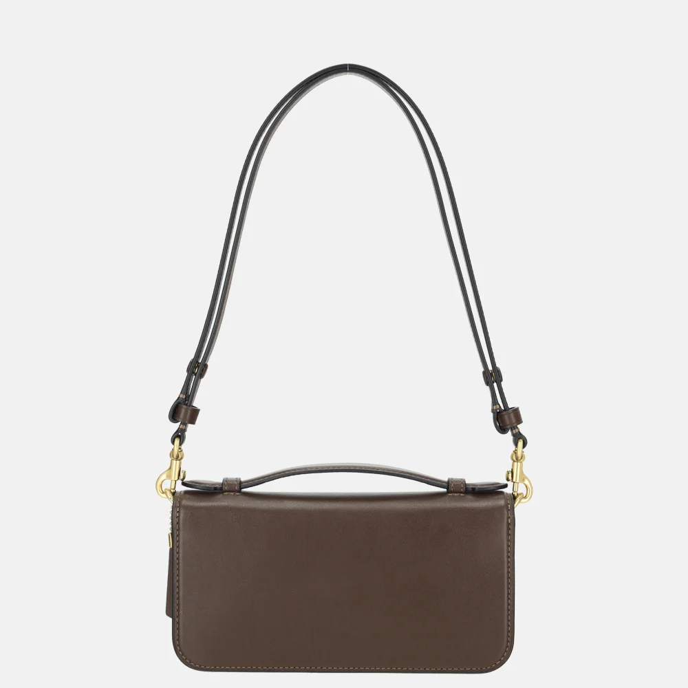 Coach Elora top handle crossbody tas maple bij Duifhuizen