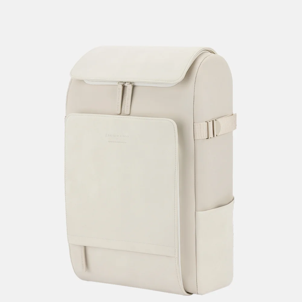 Kapten & Son Bali laptoprugzak 15 inch sandstone bij Duifhuizen
