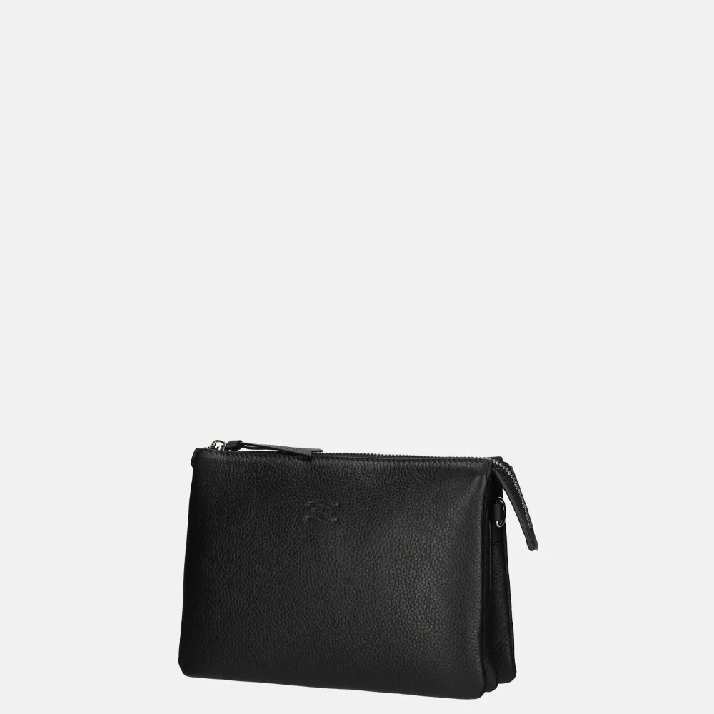 Crinkles crossbody tas black bij Duifhuizen