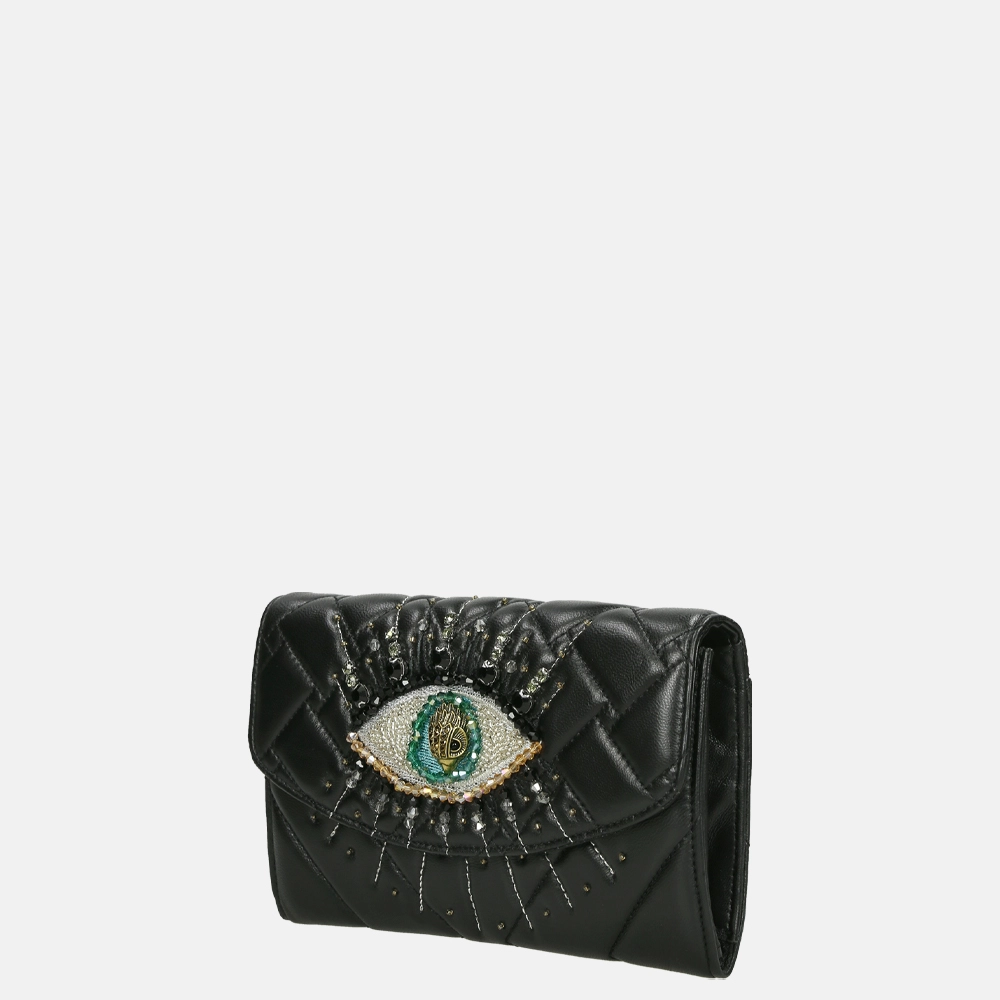 Kurt Geiger Kensington CH Wallet Eye portemonnee black bij Duifhuizen