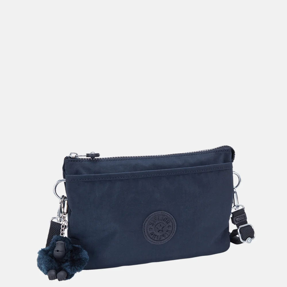 Kipling Riri crossbody tas blue bleu  bij Duifhuizen