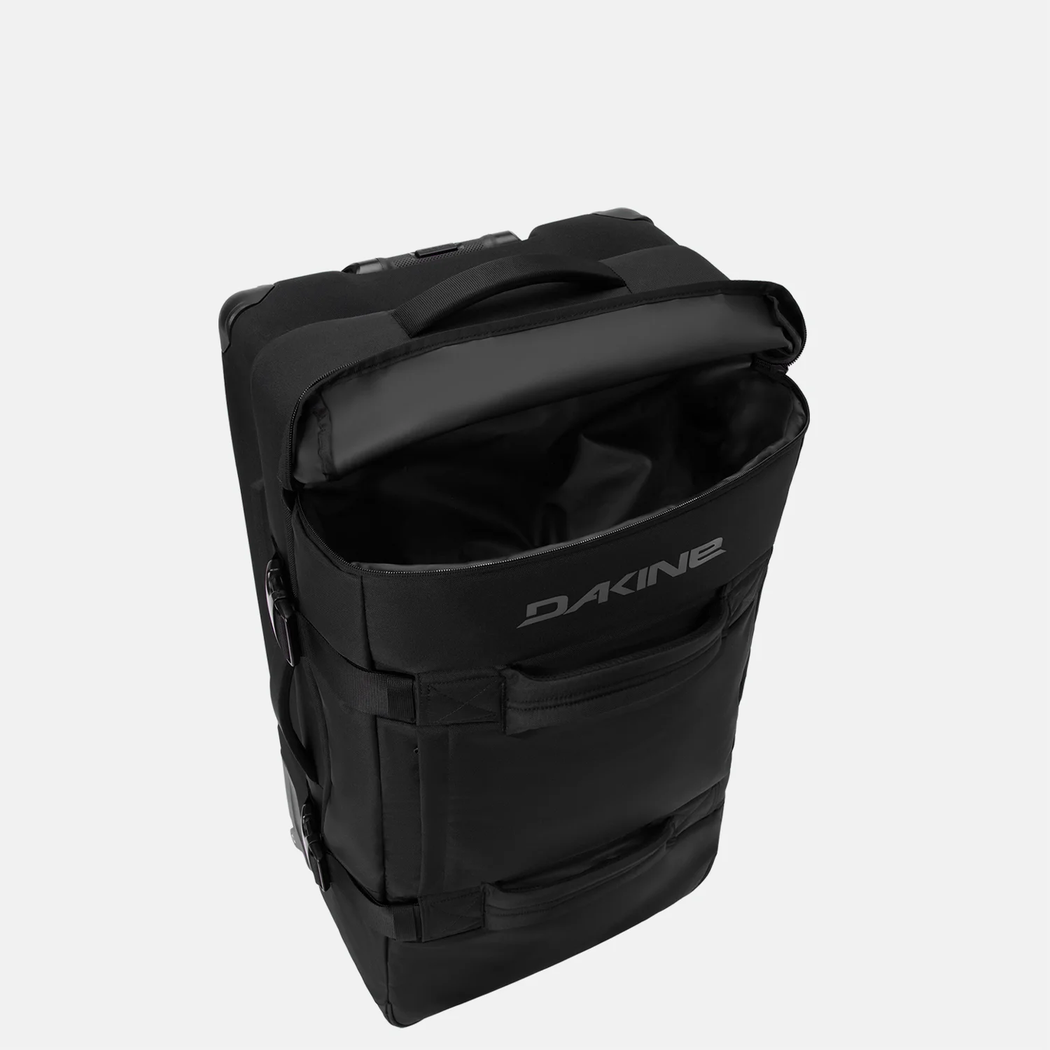 Dakine Split Roller bag 2.0 reistas op wielen 110 liter black bij Duifhuizen