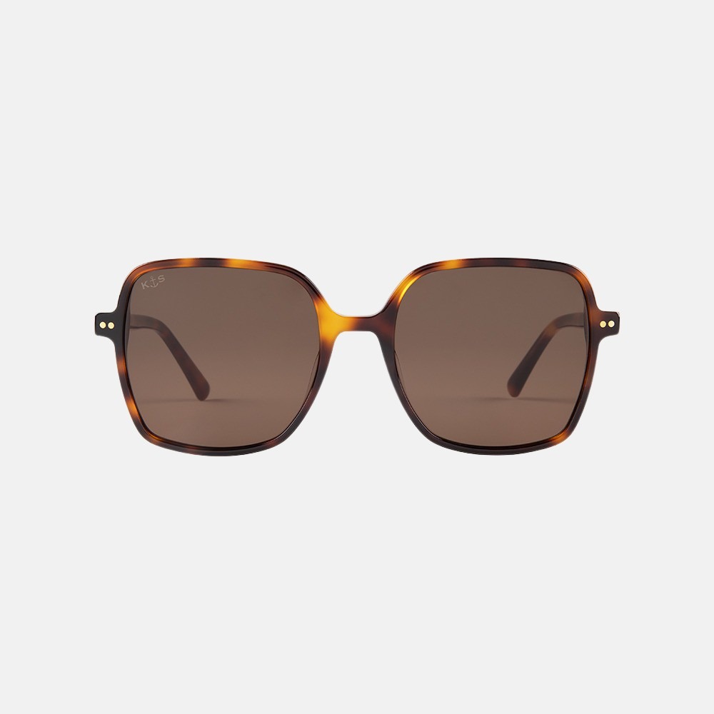 Kapten & Son Toulouse zonnebril tortoise brown bij Duifhuizen