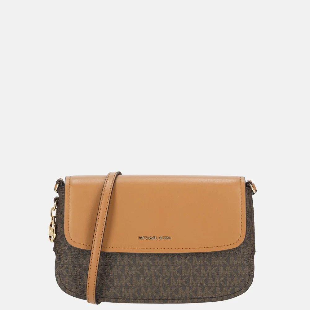 Michael Kors Alice crossbody tas S brown/acorn bij Duifhuizen