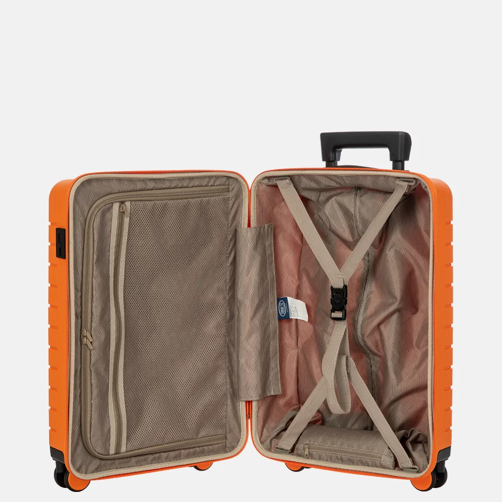 Bric's Ulisse handbagage koffer 55 cm orange bij Duifhuizen