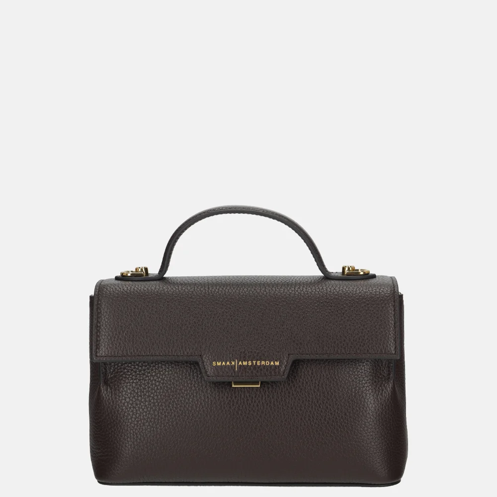Smaak Amsterdam Flora crossbody tas dark chocolat bij Duifhuizen