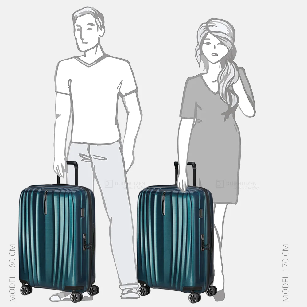 Samsonite Nexis Spinner Expendable reiskoffer 70 cm deep petrol bij Duifhuizen
