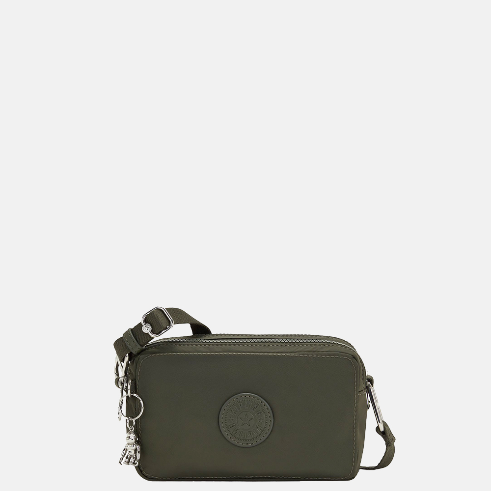 Kipling Milda crossbody tas hunter green bij Duifhuizen