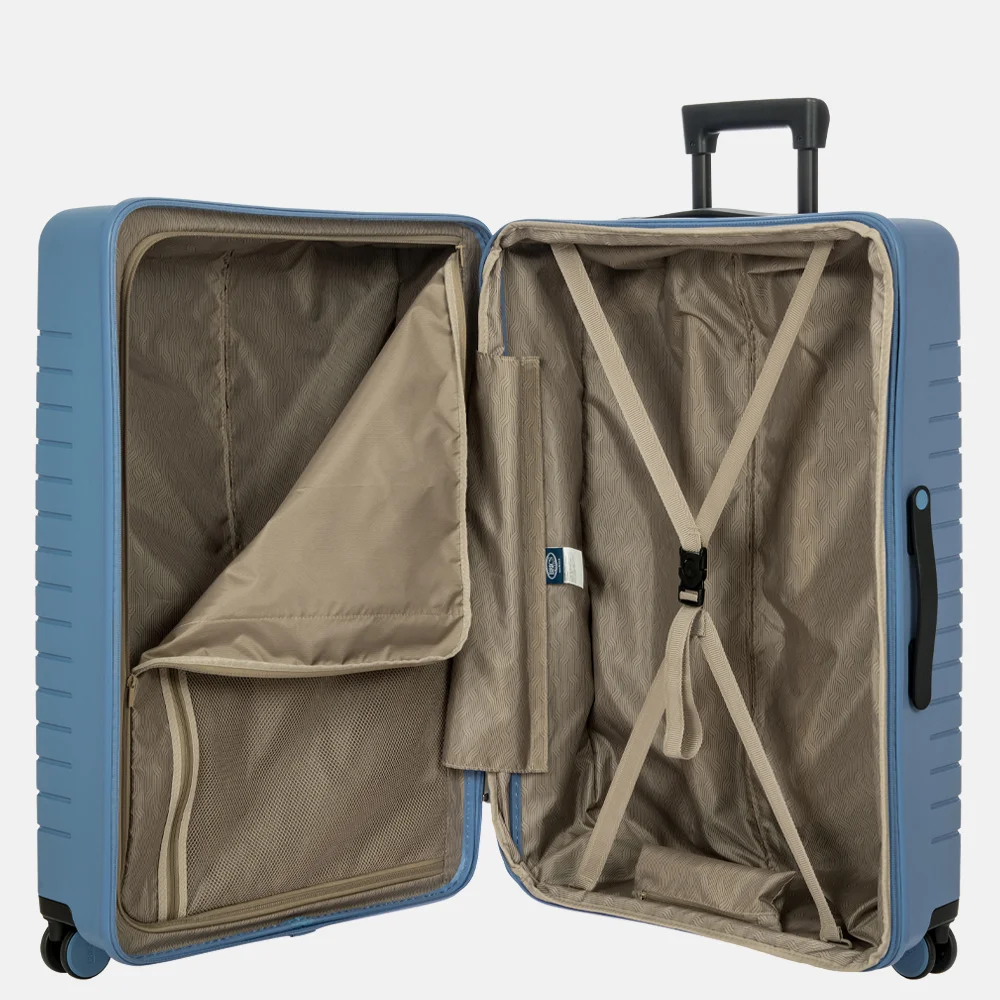 Bric's Ulisse Expandable reiskoffer 79 cm grey blue bij Duifhuizen