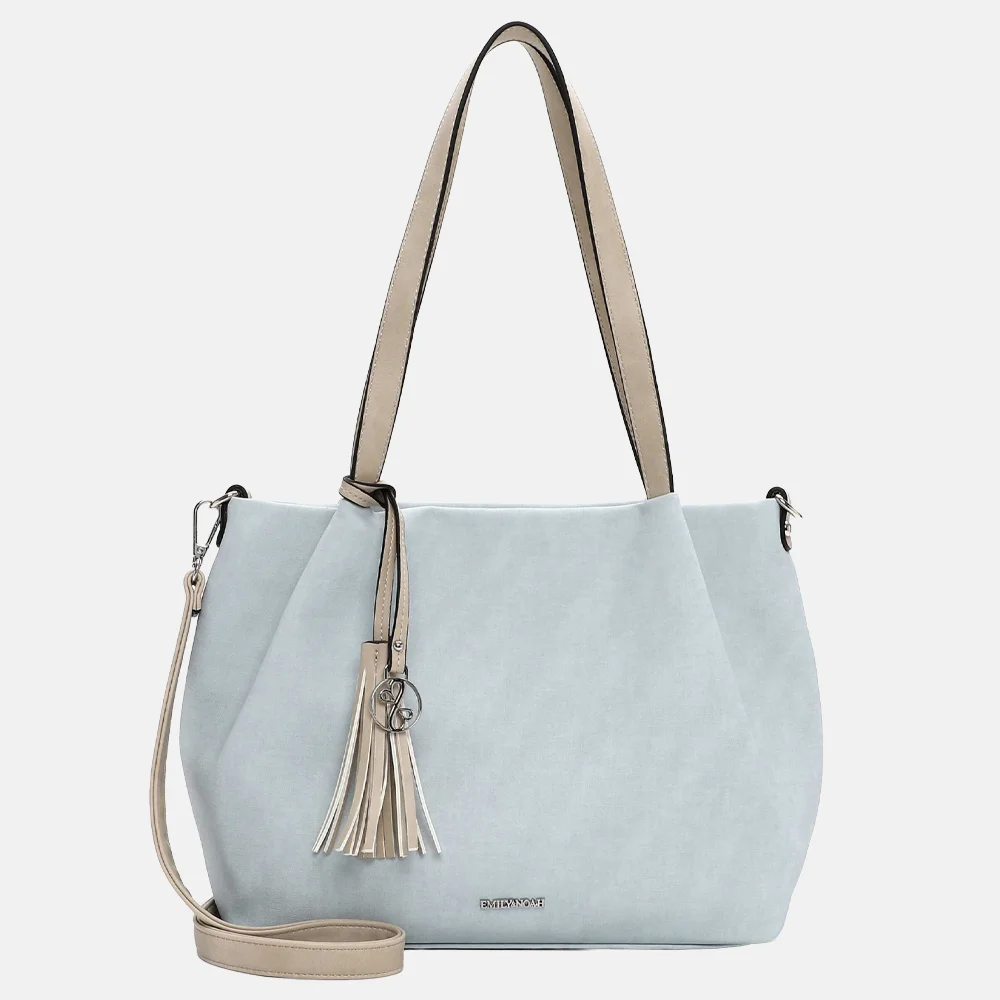 Emily & Noah Eva shopper light blue bij Duifhuizen