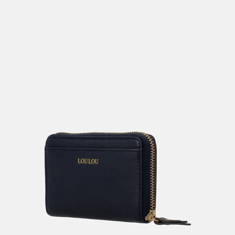 Loulou Essentiels Emilie portemonnee S dark blue bij Duifhuizen