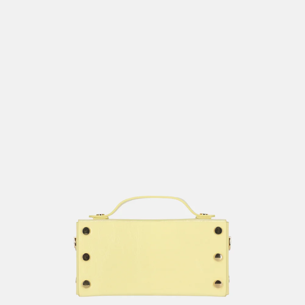 Firenze crossbody tas lak yellow bij Duifhuizen