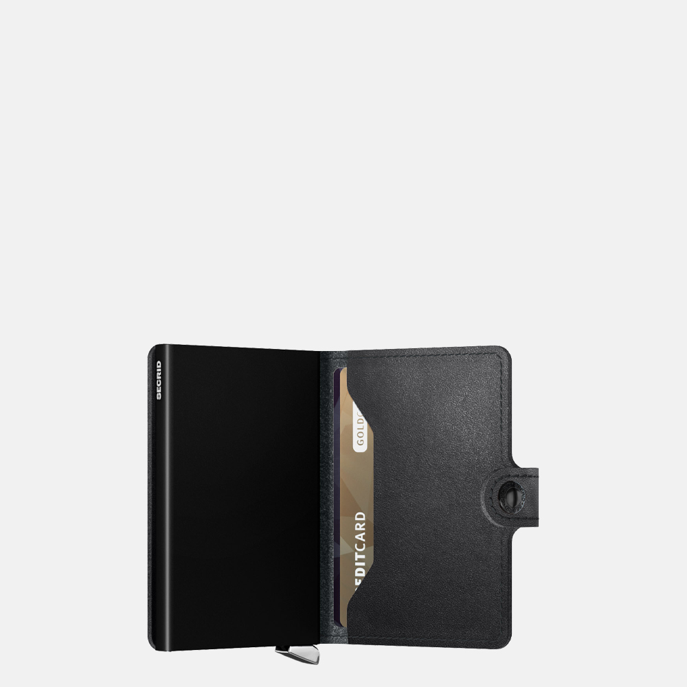 Secrid Miniwallet Inox Dusk pasjeshouder black bij Duifhuizen