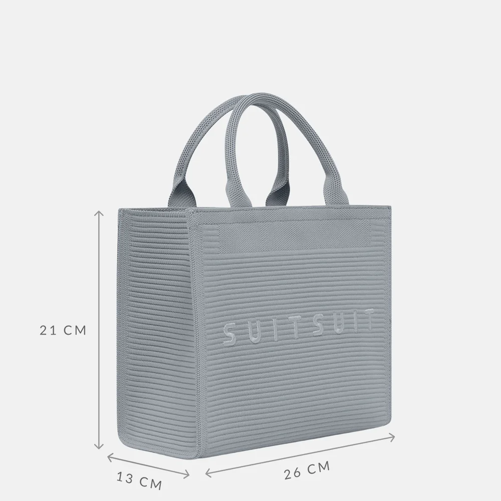 SUITSUIT Fusion reistas/shopper mini frosted grey bij Duifhuizen