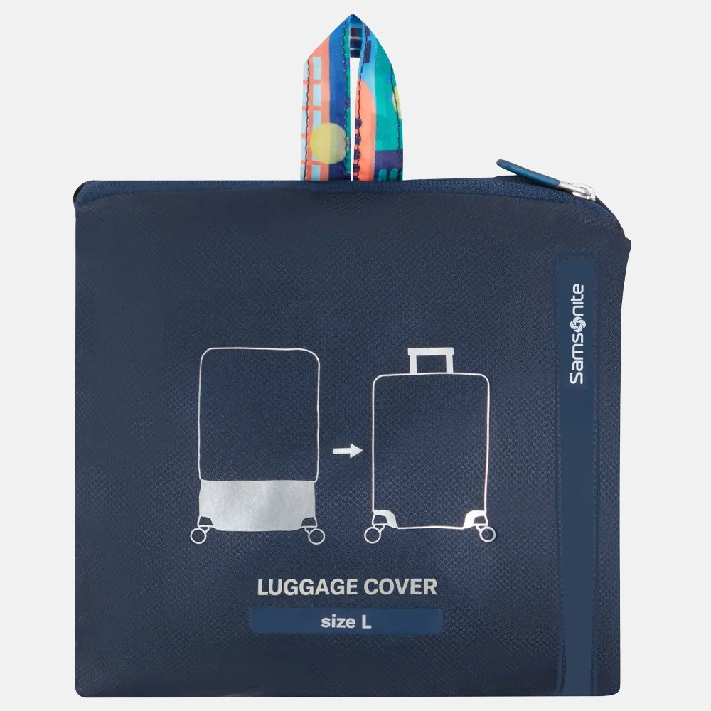 Samsonite TA Revolution kofferhoes 79 cm City Print multi bij Duifhuizen