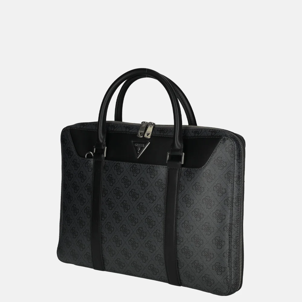 Guess Parma laptoptas black bij Duifhuizen