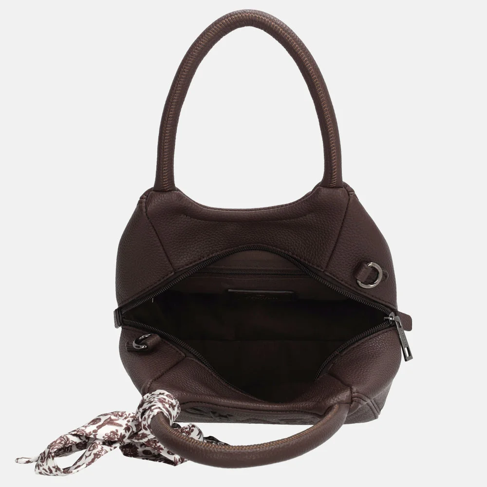 Charm London Bond street handtas S donkerbruin bij Duifhuizen